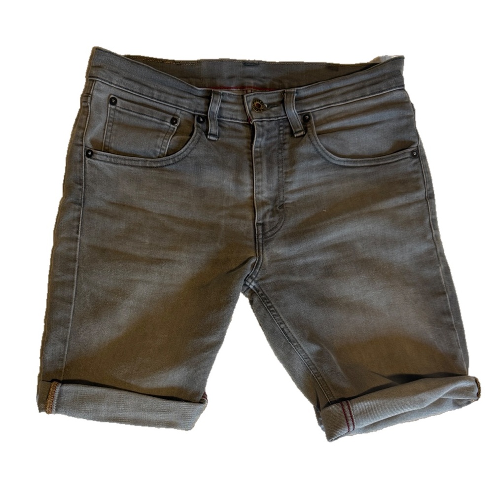 Levi’s 511 Vintage Y2K Cut-Off Shorts – Gray Denim – Size W31
